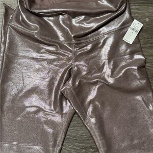 Shimmering Metallic Leggings